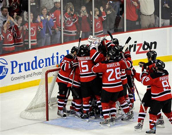 He did it the way he always has, coming up with the big save in the waning moments to preserve a Devilsâ victory, but Martin Brodeurâs efforts on that night in March set him apart from every other goaltender in NHL history.  With the win that night, Brodeur earned his 552nd victory and became the NHL career wins leader.  In characteristic form, Brodeur didnât make a big deal out of the moment, but he did cut out the goal net as a souvenir- a task which seemed harder than actually winning the game. - Peter Trinkle